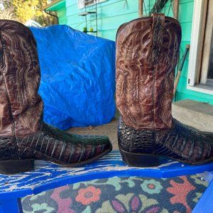 Dan Post Bayou Men's Caiman Cowboy Boots Size 12 D